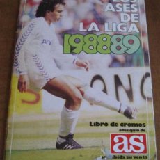 Álbum de fútbol completo: ANTIGUO ALBUM DE CROMOS DE FUTBOL COMPLETO LOS ASES DE LA LIGA 88 - 89 - EDITORIAL AS - CON TODOS SU. Lote 15382719