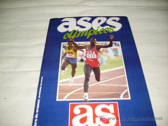 &Aacute;lbum de f&uacute;tbol completo: ASES OLIMPICOS DE AS - Foto 1