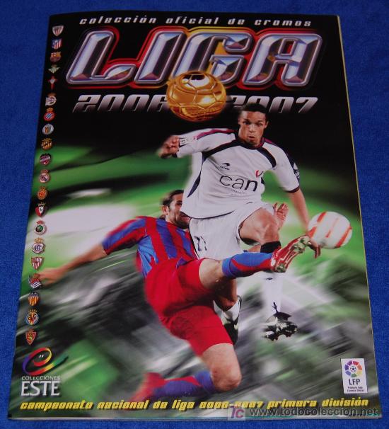 &Aacute;lbum de f&uacute;tbol completo: Liga 2006 2007 - Ediciones Este &iexcl;Completo e impecable! - Foto 1