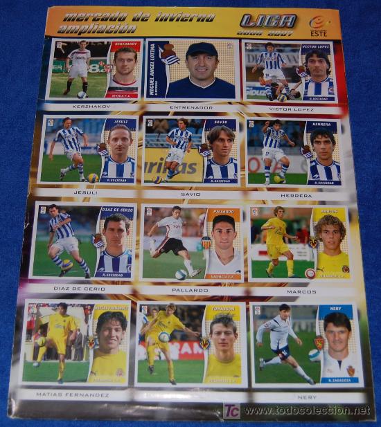 &Aacute;lbum de f&uacute;tbol completo: Liga 2006 2007 - Ediciones Este &iexcl;Completo e impecable! - Foto 10