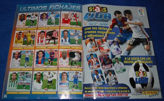 &Aacute;lbum de f&uacute;tbol completo: Liga 2007 2008 - Ediciones Este &iexcl;Completo e impecable! - Foto 10