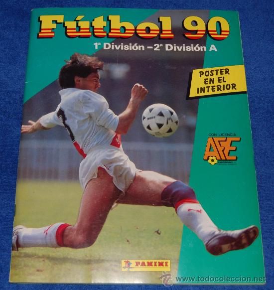 &Aacute;lbum de f&uacute;tbol completo: Futbol 90 - PANINI &iexcl;Completo e Impecable! - Foto 1