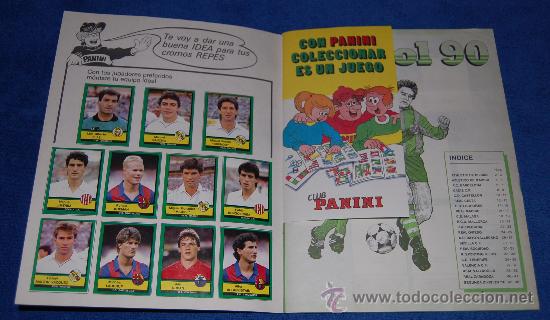 &Aacute;lbum de f&uacute;tbol completo: Futbol 90 - PANINI &iexcl;Completo e Impecable! - Foto 2