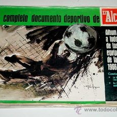 Álbum de fútbol completo: ALBUM DE FÚTBOL 66-67 EL ALCAZAR - COMPLETO . COMO HA ESTADO Y SIGUE ESTANDO FORRADO CON UN PLASTICO. Lote 26537851