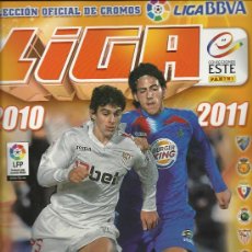 Álbum de fútbol completo: ALBUM DE CROMOS DE FUTBOL DE LA LIGA 2010/2011 CON 370 CROMOS. Lote 28620917