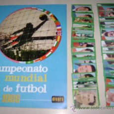 Álbum de fútbol completo: ALBUM CAMPEONATO MUNDIAL DE FUTBOL 1966 - EDICION PERUANA - 100% COMPLETO