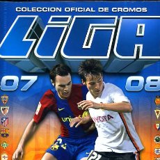 Álbum de fútbol completo: ALBUM CROMOS FUTBOL, LIGA 07 08 , 2007 2008 , ESTE ,COMPLETO + MERCADO INVIERNO , ORIGINAL , H