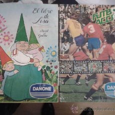 Álbum de fútbol completo: DANONE EL LIBRO DE LISA FALTAN LOS CROMOS 2-35-36-37-38- FUTBOL EN ACCION COMPLETO