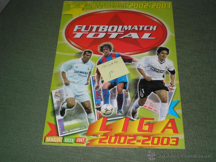 &Aacute;lbum de f&uacute;tbol completo: FUTBOLMATCH TOTAL - Foto 1
