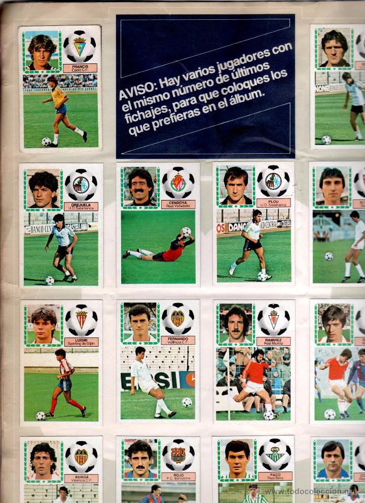 &Aacute;lbum de f&uacute;tbol completo: ALBUM EDICIONES ESTE 83-84 - Foto 7