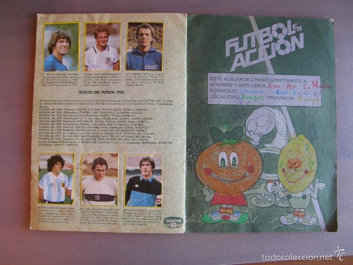 Álbum de fútbol completo: Futbol en Acción de DANONE. 96 cromos. 1982. Completo - Foto 10 - 61088083