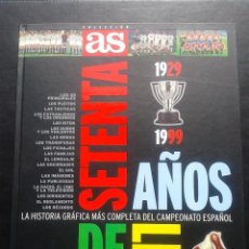 Álbum de fútbol completo: SETENTA AÑOS DE LIGA 1929-1999 ** COLECCIÓN AS **COMPLETO ** ¡¡ IMPECABLE !!. Lote 42280465