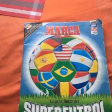 Álbum de fútbol completo: ÁLBUM USA 94 LA GRAN FIESTA DEL SÚPERFUTBOL 1994 ESTE MARCA
