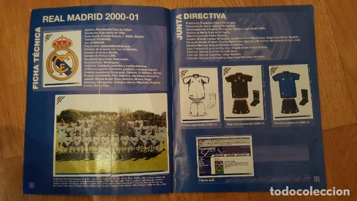 &Aacute;lbum de f&uacute;tbol completo: Real Madrid 2000 2001 - Panini &iexcl;Completo! - Foto 2