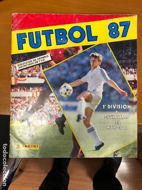 &Aacute;lbum de f&uacute;tbol completo: futbol 87 panini completo - Foto 1