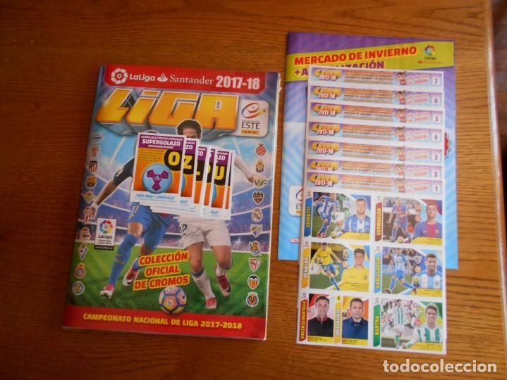 &Aacute;lbum de f&uacute;tbol completo: COLECCI&Oacute;N COMPLETA ESTE 2017-2018 - Foto 1