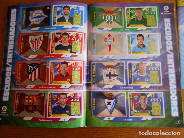 &Aacute;lbum de f&uacute;tbol completo: COLECCI&Oacute;N COMPLETA ESTE 2017-2018 - Foto 2