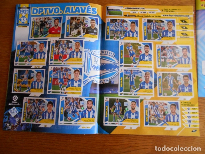 &Aacute;lbum de f&uacute;tbol completo: COLECCI&Oacute;N COMPLETA ESTE 2017-2018 - Foto 3