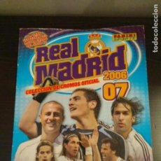 Álbum de fútbol completo: REAL MADRID TEMPORADA 2006 - 2007 - ALBUM COMPLETO - PANINI.