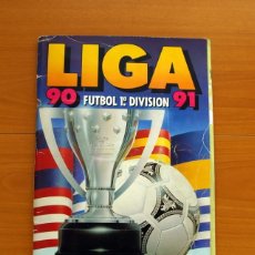 Álbum de fútbol completo: ÁLBUM LIGA 90-91 - 1990-1991 - EDICIONES ESTE - COMPLETO - VER EXPLICACIONES Y FOTOS INTERIORES. Lote 26442411