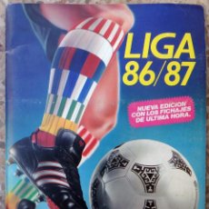 Álbum de fútbol completo: ALBUM CROMOS FUTBOL LIGA 1986 1987 86 87 COMPLETO EDICIONES ESTE VER FOTOS ORIGINAL Q. Lote 166164966