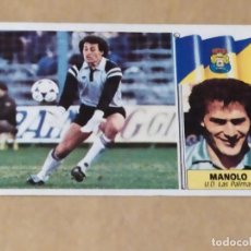 Álbum de fútbol completo: MANOLO LAS PALMAS ESTE 86 87 1986 1987 RECUPERADO