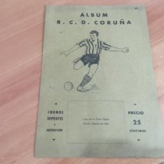 Álbum de fútbol completo: ALBUM COMPLETO FUTBOL REAL CLUB DEPORTIVO CORUÑA 1941 VALENCIANA. (COIB96)