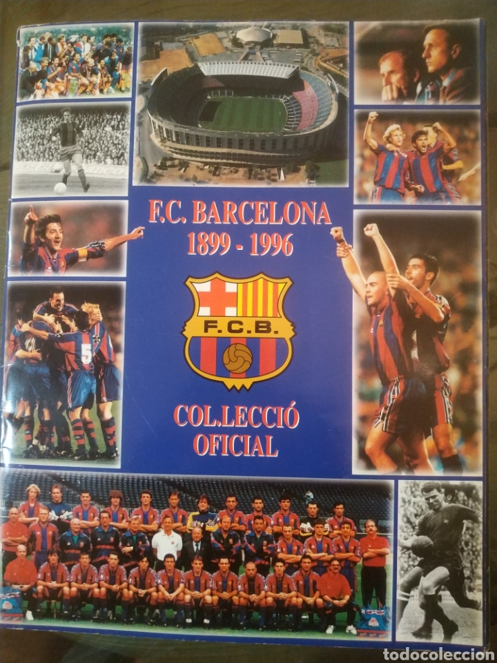 &Aacute;lbum de f&uacute;tbol completo: FC BARCELONA 1899 1996 - Foto 1