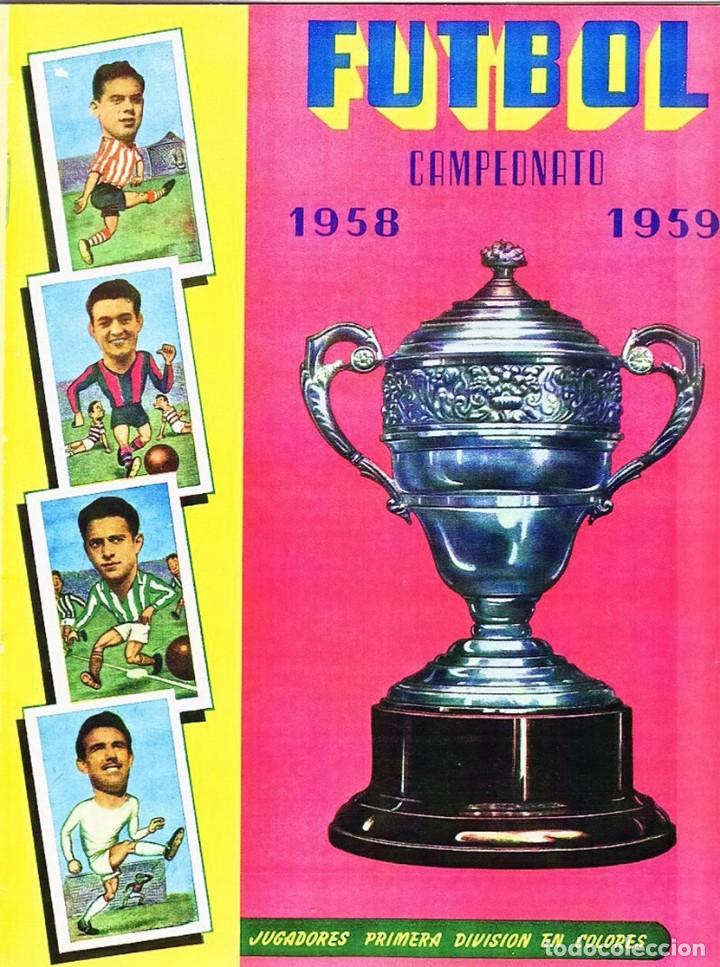 &Aacute;lbum de f&uacute;tbol completo: ALBUM CROMOS FUTBOL FACSIMIL 1958-59 GRAFICAS EXCELSIOR,NUEVO Y COMPLETO