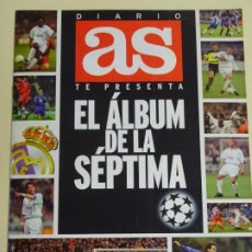Álbum de fútbol completo: ÁLBUM DE FOTO CROMOS LA SÉPTIMA COPA DE EUROPA DEL REAL MADRID CF 1997. COMPLETO 120GR