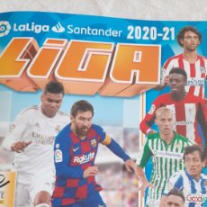 Álbum de fútbol completo: ÀLBUM LA LIGA SANTANDER 2020/21 COMPLETO 100% (INCLUYE PEGATINAS Y MERCADO DE INVIERNO).. Lote 262746055