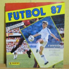 Álbum de fútbol completo: PANINI FUTBOL 87 PRIMERA DIVISION Y ESTRELLAS DEL MUNDIAL COMPLETO VER IMAGENES DE TODO EL ALBUM. Lote 286902898