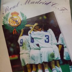 Álbum de fútbol completo: ÁLBUM DE CROMOS DE FÚTBOL Y BALONCESTO. REAL MADRID CF 1994 1995. COMPLETO. 290 GR. Lote 296894648