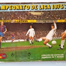 Caderneta de futebol completa: ÁLBUM ESTE COMPLETO 1975 1976 75 76 TODOS LOS DOBLES,VARIOS COLOCAS,18 FICHAJES,ALGUNO MUY DIFÍCIL. Lote 299311108