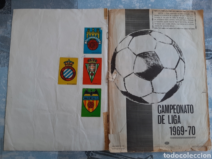 Álbum de fútbol completo: Campeonato de liga 1969 1970, 69 79, Disgra, Completo - Foto 2 - 299623333