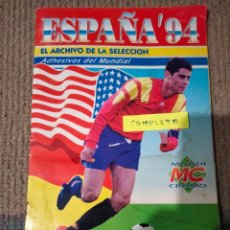 Álbum de fútbol completo: ALBUM COMPLETO- 208 CROMOS ”ESPAÑA 94- EL ARCHIVO DE LA SELECCION” EDITADO POR MUNDICROMO. Lote 305149233