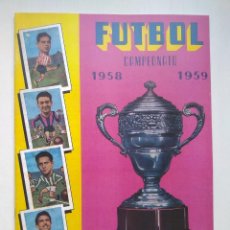 Álbum de fútbol completo: FUTBOL CAMPEONATO 1958-1959 GRÁFICAS EXCELSIOR – ALBUM FACSIMIL. Lote 314150663
