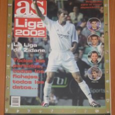 Álbum de fútbol completo: AS LIGA FUTBOL 2001/2002 REAL MADRID ZIDANE DEPORTIVO DE LA CORUÑA F.C.BARCELONA VALENCIA. Lote 314220678