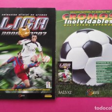 Álbum de fútbol completo: ALBUM FACSIMIL ESTE LIGA 06/07 + FASCICULO COLECCION CROMOS INOLVIDABLES - PANINI 2006 2007 SALVAT. Lote 314537263