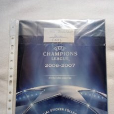 Álbum de fútbol completo: ALBUM PANINI. ”UEFA CHAMPIONS LEAGUE 2006/2007”. (A2) @M. Lote 329272493