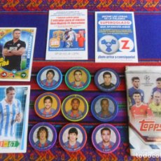 Álbum de fútbol completo: LIGA 2005 2006 05 06 TAZO FC BARCELONA COMPLETO MESSI RONALDINHO XAVI. REGALO SOBRE, 2 CROMOS Y MÁS.