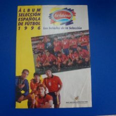 Álbum de fútbol completo: ALBUM COMPLETO DE FUTBOL SELECCION ESPAÑOLA ESPAÑA EUROCOPA EURO 1996 96 DE AVIDESA 20 CROMOS. Lote 344736388