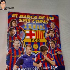 Álbum de fútbol completo: EL BARÇA DE LAS SEIS COPAS / ALBUM CROMOS COMPLETO TEMPORADA 2009 2010 / PANINI (BUEN ESTADO) MESSI. Lote 348636848