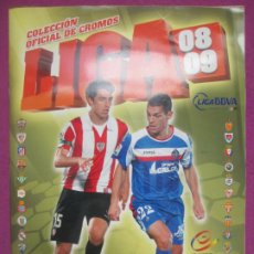 Álbum de fútbol completo: ALBUM CROMOS FUTBOL LIGA 2008 2009 08 09 LIGA BBVA ESTE COMPLETO COLOCAS FICHAJES VER FOTOS. Lote 351335504