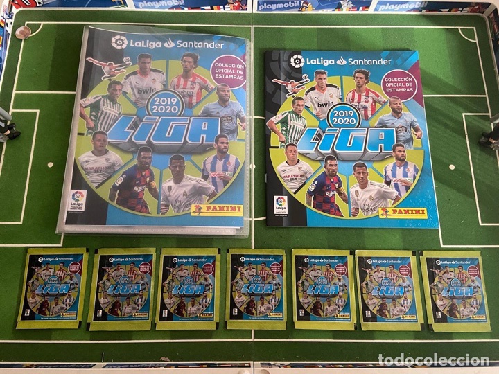 Caderneta de futebol completa: &Aacute;lbum La liga Santander 2019/20 100% sin pegar