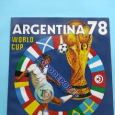 Álbum de fútbol completo: ALBUM FACSIMIL MUNDIAL ARGENTINA 78 COLECCION CROMOS WORLD CUP 1978 PANINI REPRODUCCION. Lote 361452940