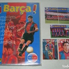 Álbum de fútbol completo: ÁLBUM COMPLETO CARDS CENTENARIO FÚTBOL CLUB BARCELONA 1899 - 1999 - 5 CROMOS XAVI ROOKIE - CRUYFF -. Lote 362841440
