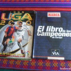 Álbum de fútbol completo: EL LIBRO DE LOS CAMPEONES DE EUROPA COMPLETO MARCA 2000 Y ESTE LIGA 1999 2000 99 00.. Lote 363115080