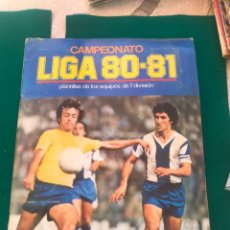 Album de football complet: S50-ALBUM COMPLETO -LIGA ESTE 1980 1981 MARADONA ROOKIE Y ALEXANCO PINTADO-BUEN ESTADO. Lote 363748145
