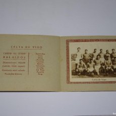 Álbum de fútbol completo: CELTA DE VIGO - EQUIPO DEL CELTA CF 1942 - 1943, IMP. A CASULLERAS BARCELONA, ORIGINAL. Lote 364422501